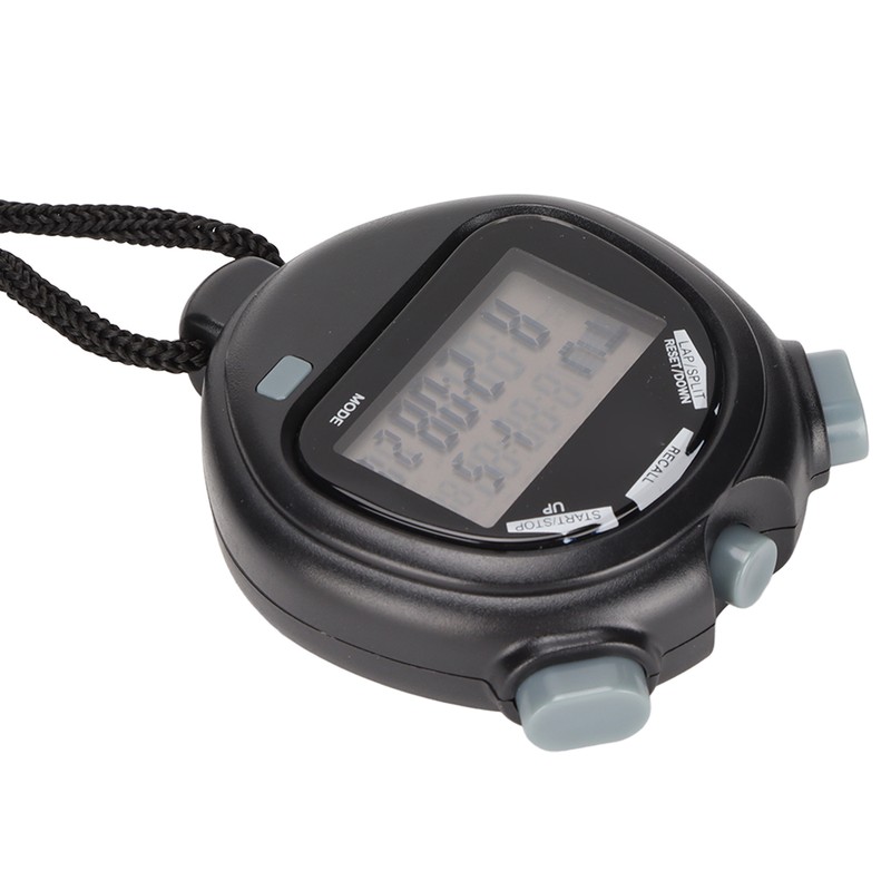 Electronic Stopwatch Multifunctional 2 Lines Show Digital Sports Timer for