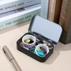 Aphumedc Metal Rectangular Empty Hinged Tins Tin Containers, Mini Portable