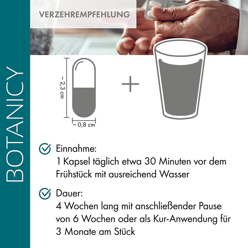 BOTANICY Probiotic - Prebiotics and Probiotics for Intestinal Cleansing -