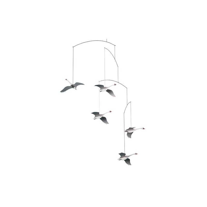 【正規輸入品】 フレンステッドモビール モビール インテリア オーナメント 北欧 動物 スカンジナビアン スワンズ FSM130002