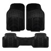3pz Tapete Uso Rudo Grueso Chevy Silverado 1500 2000 Negro