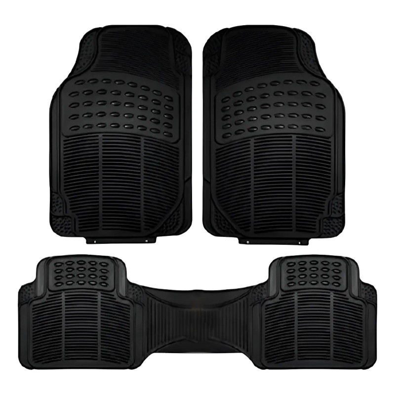 3pz Tapete Uso Rudo Grueso Chevy Silverado 1500 2000 Negro