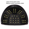 UV Gel Nail Lamp 256W 57pcs Lamp Chips 4 Timers