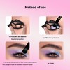 GlyphicWave 2PCS Black Eye Makeup Tools Kit for Beginners -