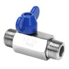 DERNORD Stainless Steel Ball Valve -3/8 Inch NPT Thread Male
