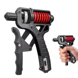 Hand Grip Strength Power Trainer Gripper Strengthener Adjustable Gym Exerciser