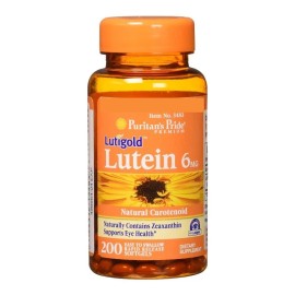 Luteina Vitaminas Vista Ojos 200 Cápsulas Blandas Eg L0