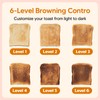 ® Touch Screen Toaster 2 Slice,Smart Toaster with Digital Timer,