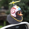 wonuu Rubber Duck Car Decorations Black Duck Car Dashboard Ornaments