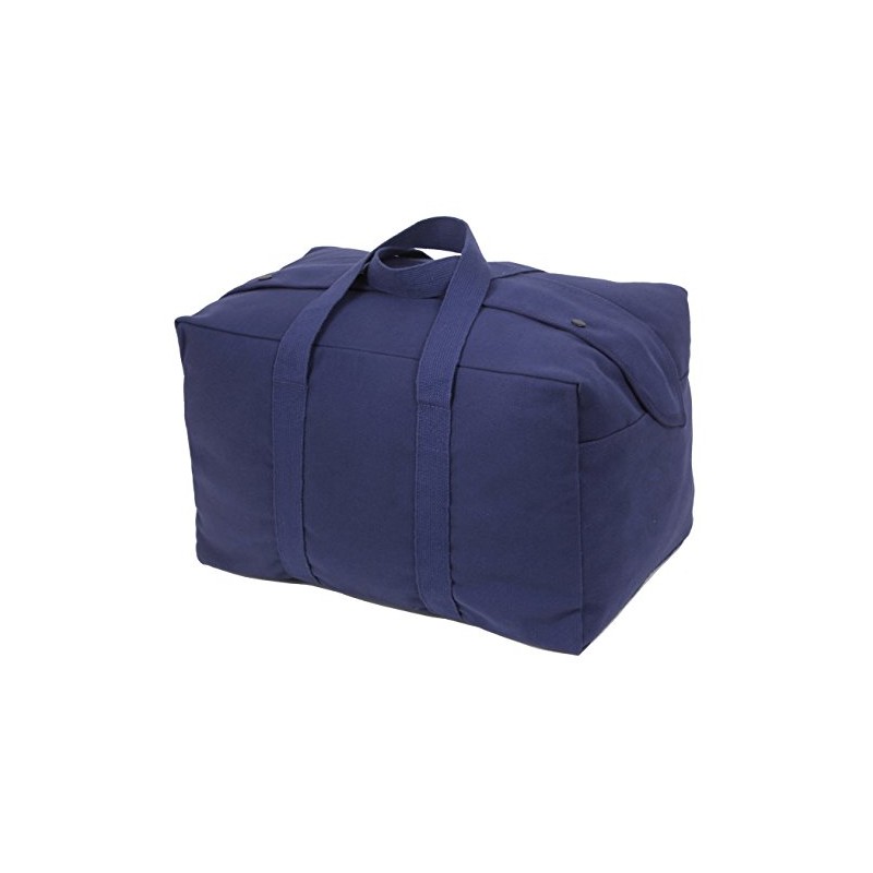 Rothco Canvas Small Parachute Cargo Bag, Navy Blue