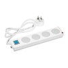 HPM 4 Outlet Surge Protected Powerboard Child Safe