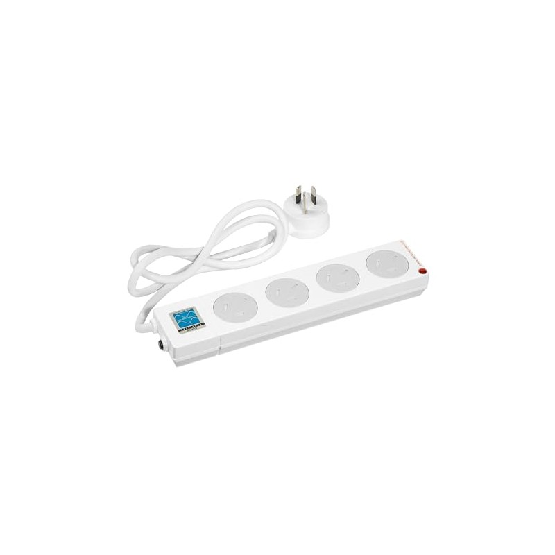 HPM 4 Outlet Surge Protected Powerboard Child Safe