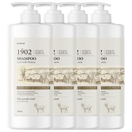 2+2 Märgent Goat Milk Protein Shampoo 2000ml Large Capacity Slightly Acidic Adolescent Puberty Beauty Salon Head Odor Milk Protein - Goat Milk Milk Protein Shampoo 2L / 2+2 메르헨트 산양유 우유 단백질 샴푸 2000ml 대용량 약산성 청소년 사춘기 미용실 정수리냄새 밀크 프로틴 - 산양유 우유 단백질 샴푸 2L X 4개