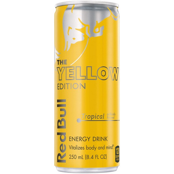 Red Bull Tropical Yellow Edition Energy Drink, 8.4 Fl Oz Can