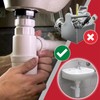 SPARES2GO Waste Bottle 40mm Basin Bidet Urinal Bathroom Kitchen 75mm
