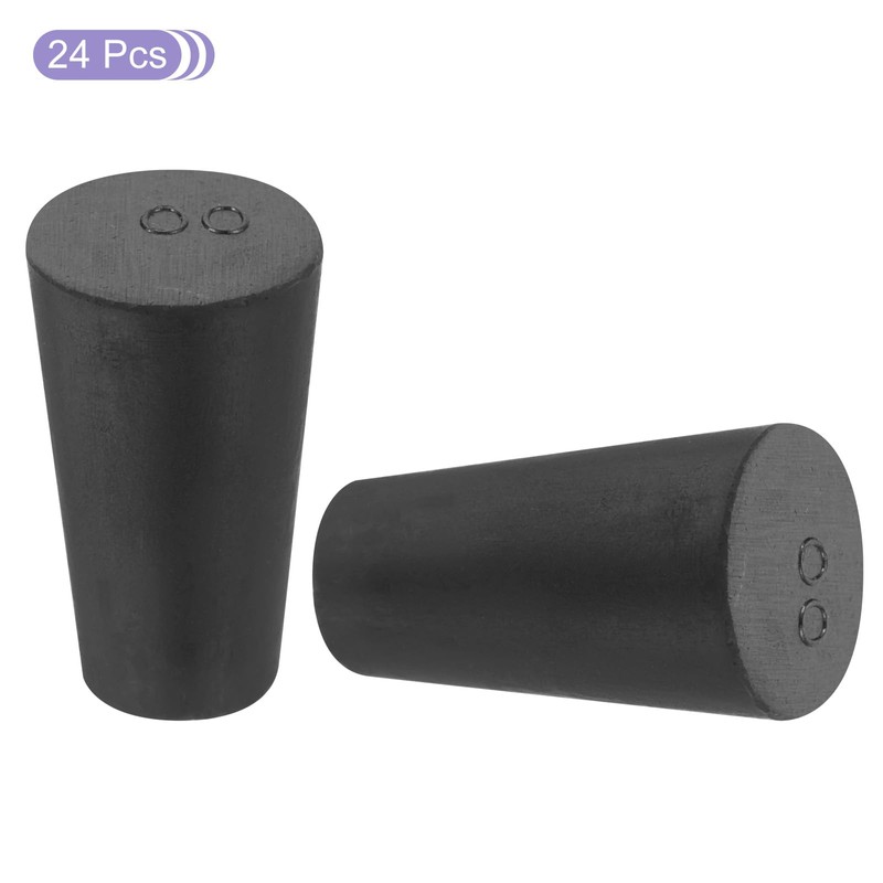 sourcing map Rubber Tapered Plug 11mm to 15mm Solid Test