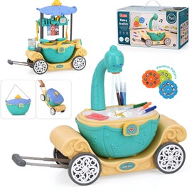 ACGASK 7-in-1 Kids Drawing Projector & Pretend Play Toy Set – Includes Musical Drawing Board, Doctor Kit for Toddlers Ages 3-5, Creative Gift Ideal Toys for Boys & Girls Age 3+