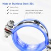 AKIHISA 2 Pcs 304 Stainless Steel Pipe Supports, Wall Mount