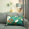 Paoletti Wild Fauna Cushion Cover, Emerald, 40 x 60 cm