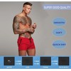 Mens Swim Trunks Quick Dry Swimwear Zipper Pockets, Swim Shorts
