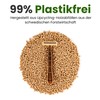 THE BAMBOOVEMENT 99% Plastic-free Sustainable Disposable Razor Men, 3 Premium