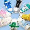 DELELE Solid Flat Shoe Laces: Hollow Thick Shoelaces for Sneakers