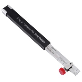Yuecoom Steel Hi Lo Gauge, Internal Single Purpose Welding Gauge, High Low Gauges for Pipe Fitting Stepped Pipe Guage Root Misalignment Inspection Gauge for Welding Inspection