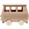 Minibus, LxWxH 17x10x13 cm, pine, empress wood, 1pc