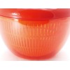 Keystone Plastic Apple Salad Spinner, Red, Size: Approx. φ8.1 inches