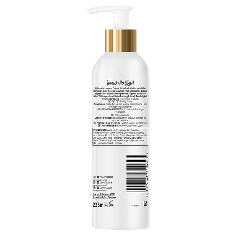 Pantene Pro-V Natural Waves Nourishing Styling Hair Cream with Argan