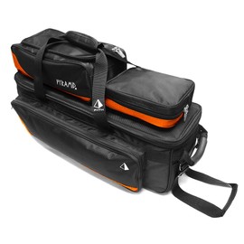 Pyramid Path Triple Tote Roller Plus Orange