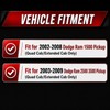 DimFlux 4PC Rain Guards for 02-08 Dodge Ram 1500 for