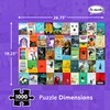 Re-marks “Dog Tales” Literary Collage Puzzle, 1,000-Piece Jigsaw Puzzle for