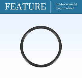 QUARKZMAN 32 mm x 28 mm x 2 mm Nitrile Rubber O-Rings x 20 Pieces Round Sealing Disc for Tap Plumber Repair Seal Connection [Black]