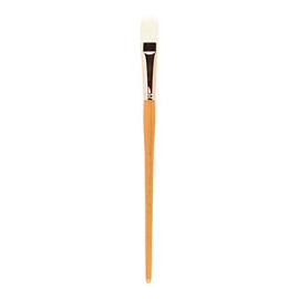 Princeton Refine Artist Brush, Brushes for Oil and Acrylic Paint, Series 5400 Natural Chunking Bristle, Filbert, Size 12