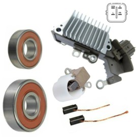 Maniac EM Alternator Rebuild Kit for for 2010-2015 Yaris 1.5L Regulator Brushes Bearings