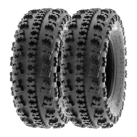 SunF 22x7-11 ATV UTV Knobby Tire 22x7x11 Sport Race 6 PR A027 - PAIR of 2