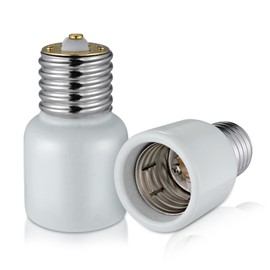 Mogul Socket Extender,Mogul Base E39 Socket Extensions Adapter,Emnooti E39 to E39 Screw Mogul Base LED Fluorescent Incandescent Lamp Holder Adapter,Porcelain 1500W 600V (2-Pack)