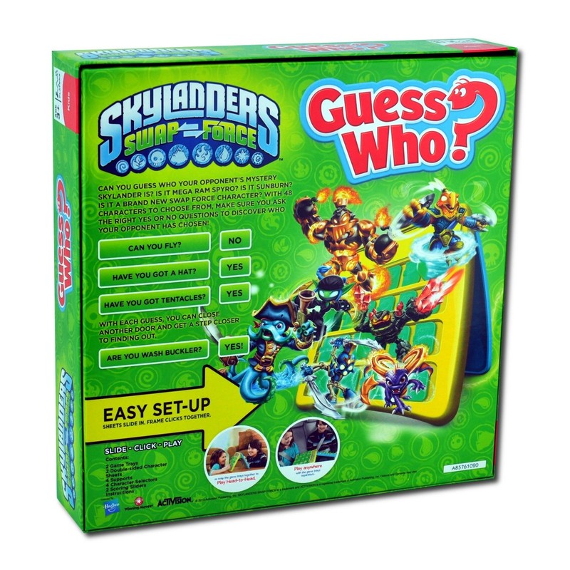 Monopoly Guess Who Skylanders Board Game