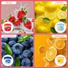 Set de 8 bálsamos labiales con sabor a frutas, Set