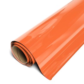 Siser EasyWeed Heat Transfer Vinyl 11.8" x 75ft Roll (Orange) - Compatible with Siser, Cricut, Silhouette and Other Craft/Professional Cutters - CPSIA Certified