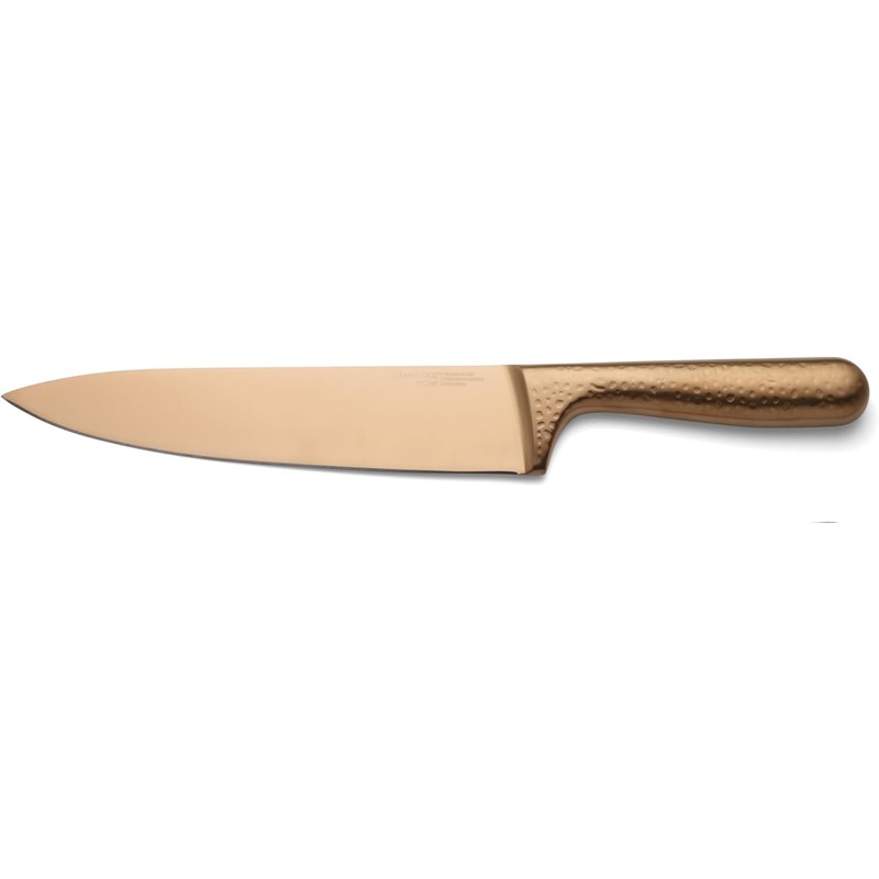 Cambridge Silversmiths Rame Hammered Copper 12-Piece Cutlery Set with Block