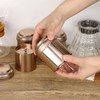 JUXYES Pack of 6 Tea Tins Canister with Airtight Double