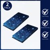 Xjoviative 2Pcs Space Plastic Tablecloth 54x108 Inch, Space Party Decorations