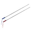 Telescopic Flag Pole,2 Pack Guide Flag Stainless Steel Telescopic with