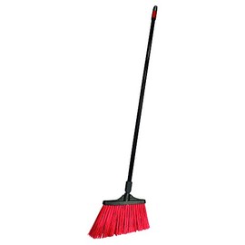 831648 O-Cedar Maxistrong Heavy Duty Angle Broom Black/Red, Large