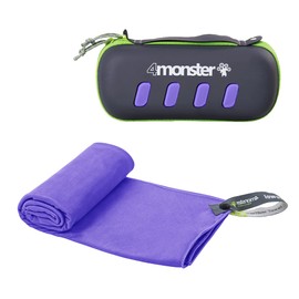 4Monster Swimming Towel, Gym Towel, Quick Drying, Bath Towel, Travel Towel, Sports Towel, Storage Case, Soft, Odor Resistant, Durable, Convenient to Carry, Perfect for Outdoors, Swimming, Fitness,
