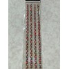 GEMSTONE 3D ADHESIVE GEMSTONES LONG BORDER MULTI-COLOR & CRYSTAL STRAND