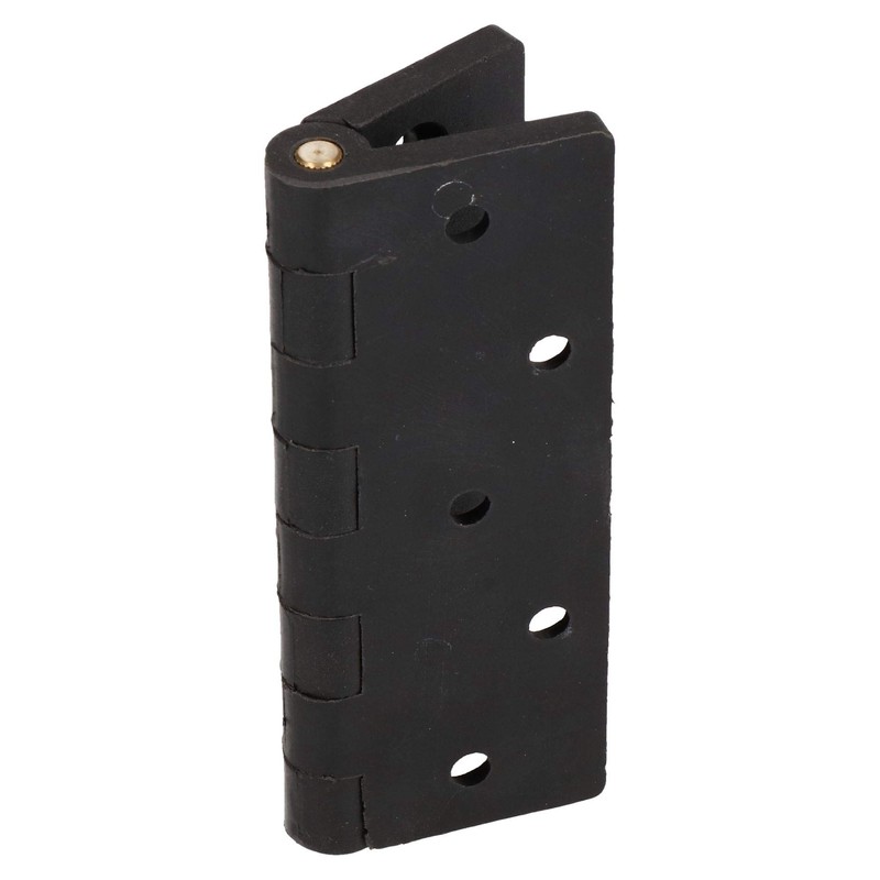 2 Pack Black Polymide Hinge Reinforced Plastic 67x102mm Italian Made