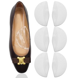 Dr. Foot's Arch Support Plantillas para zapatos para pies planos, inserciones de arco de gel para fascitis plantar, almohadilla adhesiva para aliviar la presión y el dolor de pies, 3 pares, Transparente - Actualizado